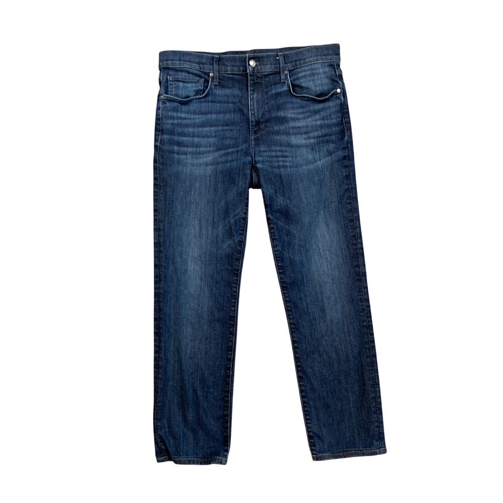 Joes Jeans Mens 32 Blue Classic Straight Stretch Mid Rise Pockets Caleb Wash